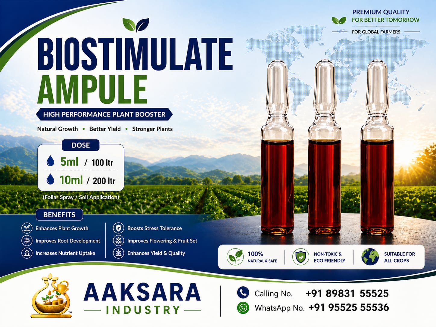 Biostimulate Ampule - High Performance Plant Booster