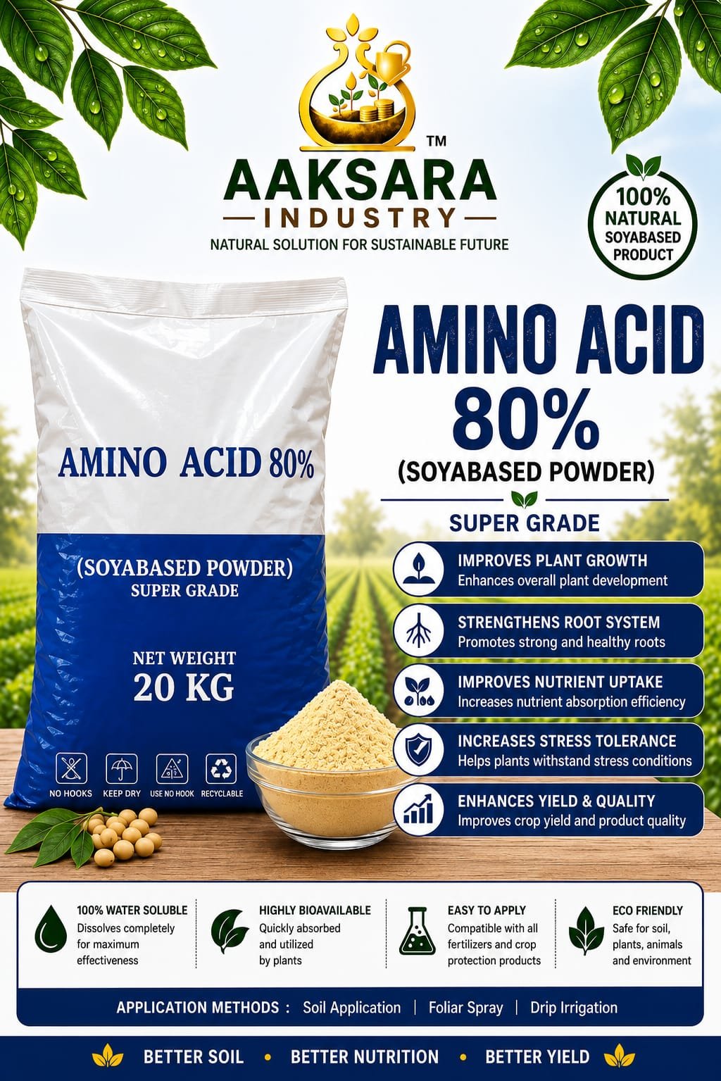 Amino Acid 80% Product Showcase